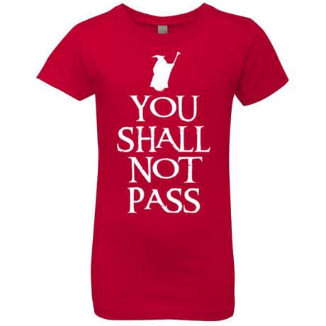 T-Shirts Red / YXS You shall not pass Girls Premium T-Shirt