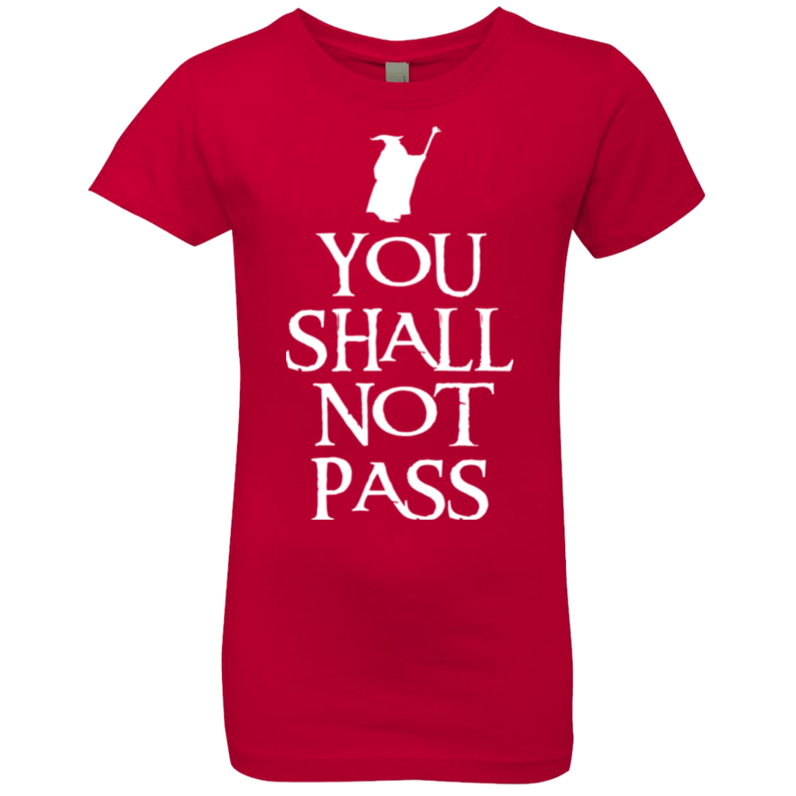 T-Shirts Red / YXS You shall not pass Girls Premium T-Shirt
