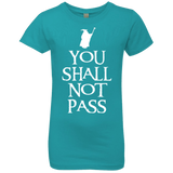 T-Shirts Tahiti Blue / YXS You shall not pass Girls Premium T-Shirt