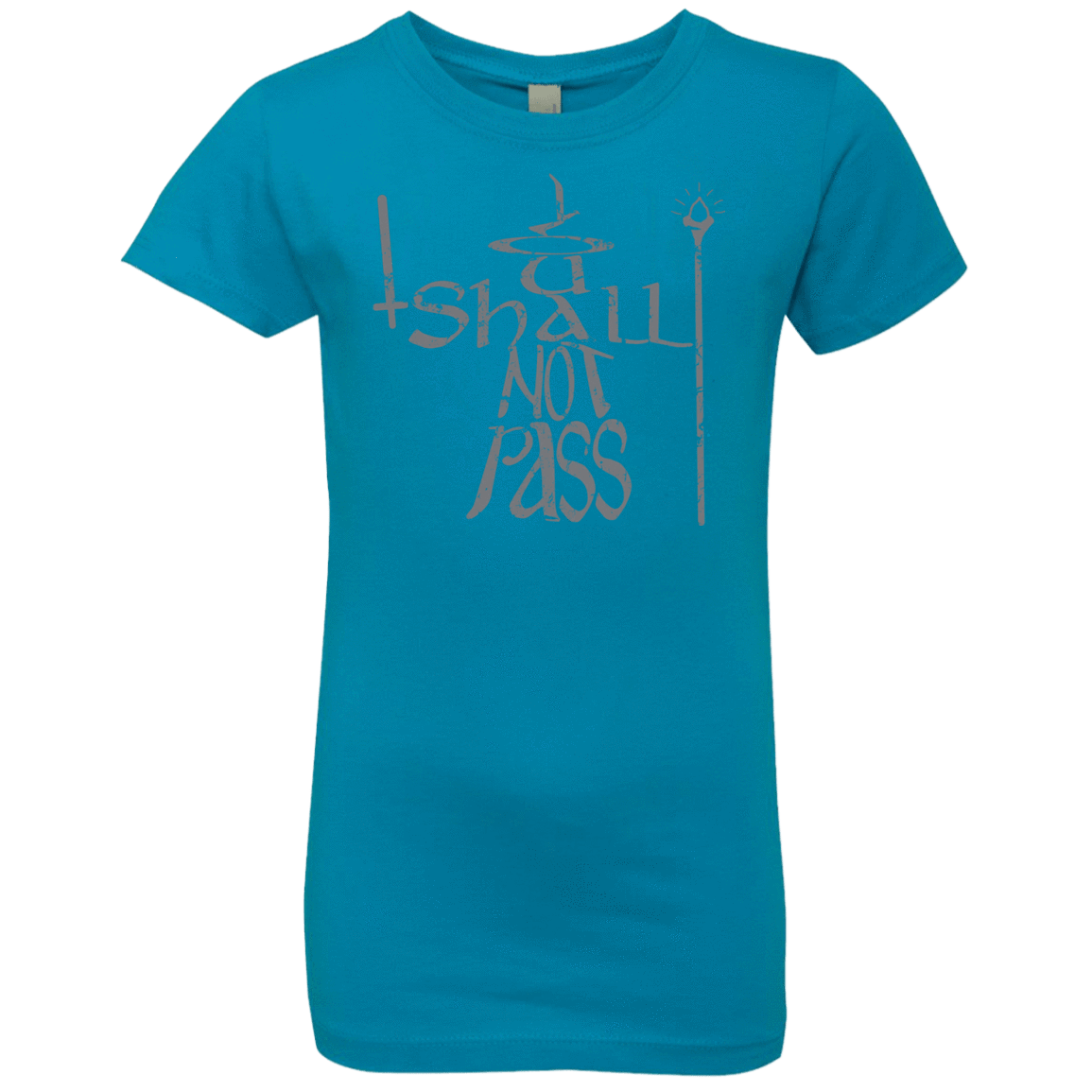 T-Shirts Turquoise / YXS You Shall Not Pass Girls Premium T-Shirt