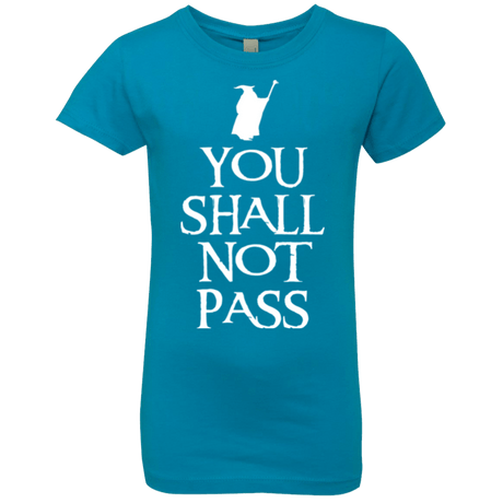 T-Shirts Turquoise / YXS You shall not pass Girls Premium T-Shirt