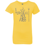 T-Shirts Vibrant Yellow / YXS You Shall Not Pass Girls Premium T-Shirt