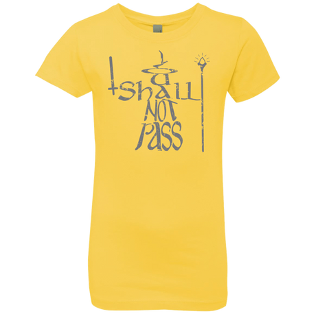 T-Shirts Vibrant Yellow / YXS You Shall Not Pass Girls Premium T-Shirt