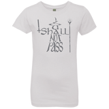 T-Shirts White / YXS You Shall Not Pass Girls Premium T-Shirt