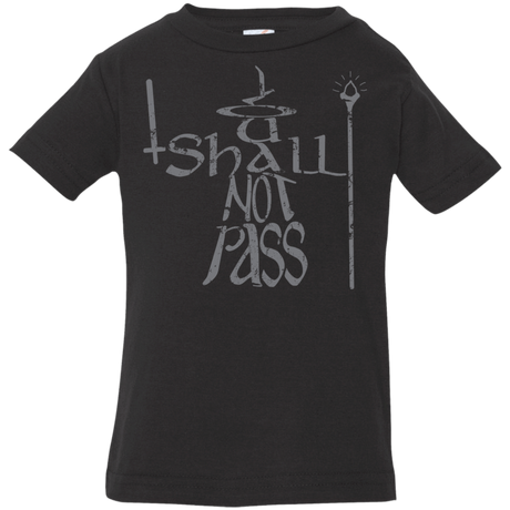 T-Shirts Black / 6 Months You Shall Not Pass Infant Premium T-Shirt