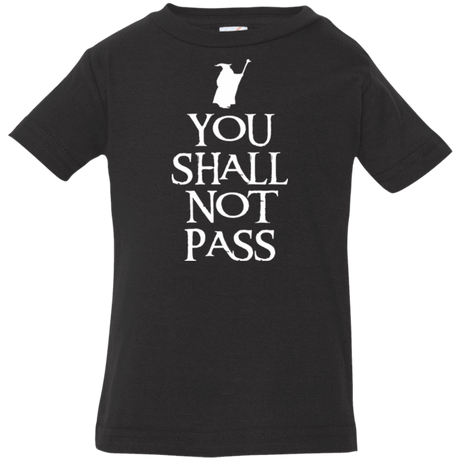 T-Shirts Black / 6 Months You shall not pass Infant Premium T-Shirt