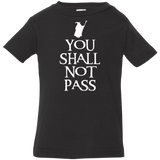 T-Shirts Black / 6 Months You shall not pass Infant Premium T-Shirt