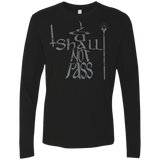 You Shall Not Pass Men's Premium Long Sleeve