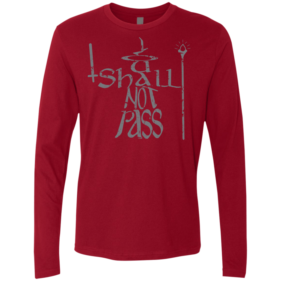 You Shall Not Pass Men's Premium Long Sleeve