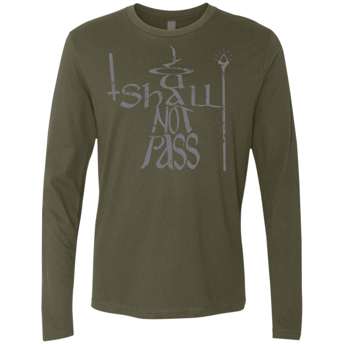 You Shall Not Pass Men's Premium Long Sleeve