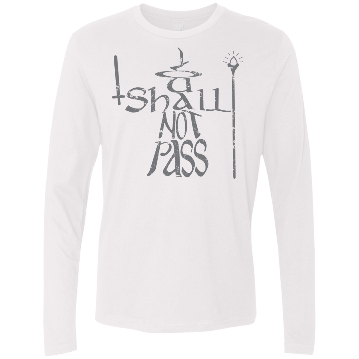 You Shall Not Pass Men's Premium Long Sleeve