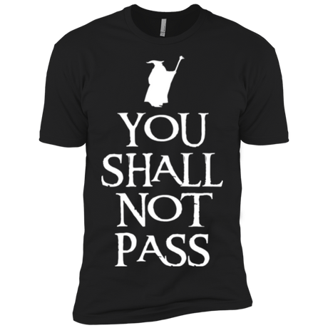 T-Shirts Black / X-Small You shall not pass Men's Premium T-Shirt