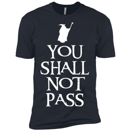 T-Shirts Indigo / X-Small You shall not pass Men's Premium T-Shirt