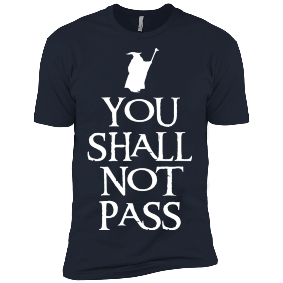 T-Shirts Midnight Navy / X-Small You shall not pass Men's Premium T-Shirt