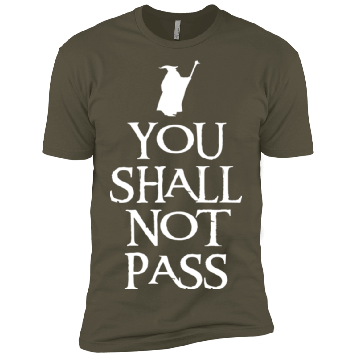 T-Shirts Military Green / X-Small You shall not pass Men's Premium T-Shirt