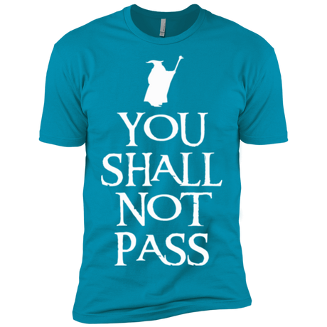 T-Shirts Turquoise / X-Small You shall not pass Men's Premium T-Shirt