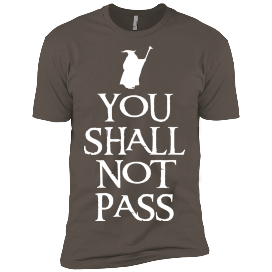 T-Shirts Warm Grey / X-Small You shall not pass Men's Premium T-Shirt