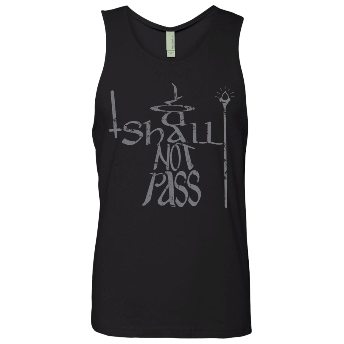 T-Shirts Black / S You Shall Not Pass Men's Premium Tank Top