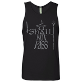 T-Shirts Black / S You Shall Not Pass Men's Premium Tank Top