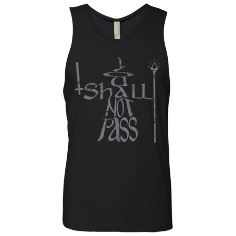 T-Shirts Black / S You Shall Not Pass Men's Premium Tank Top