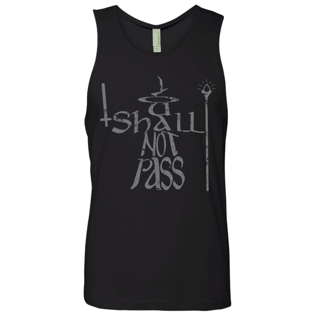 T-Shirts Black / S You Shall Not Pass Men's Premium Tank Top