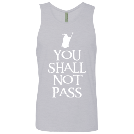 T-Shirts Heather Grey / Small You shall not pass Men's Premium Tank Top