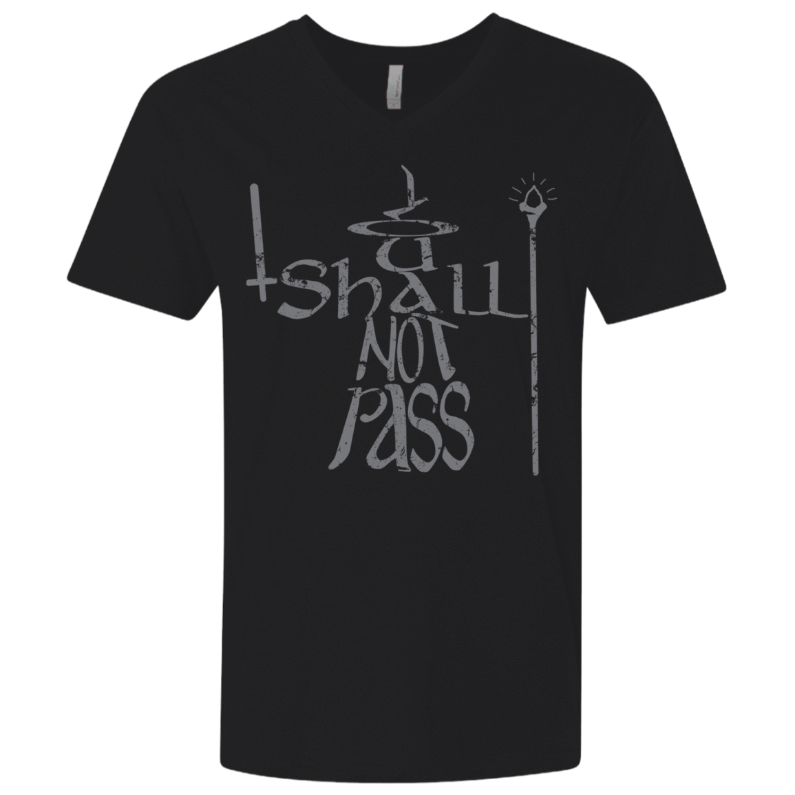 T-Shirts Black / X-Small You Shall Not Pass Men's Premium V-Neck