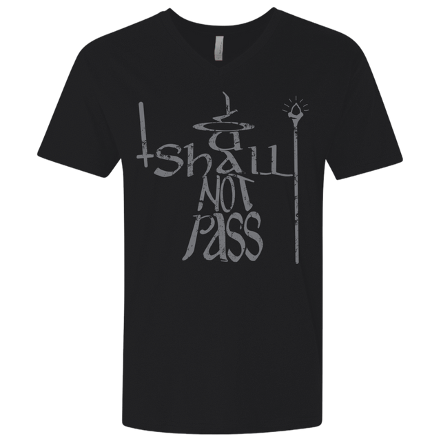 T-Shirts Black / X-Small You Shall Not Pass Men's Premium V-Neck