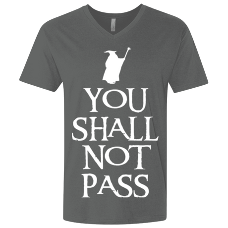 T-Shirts Heavy Metal / X-Small You shall not pass Men's Premium V-Neck