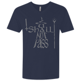 T-Shirts Midnight Navy / X-Small You Shall Not Pass Men's Premium V-Neck