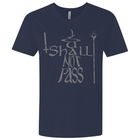 T-Shirts Midnight Navy / X-Small You Shall Not Pass Men's Premium V-Neck