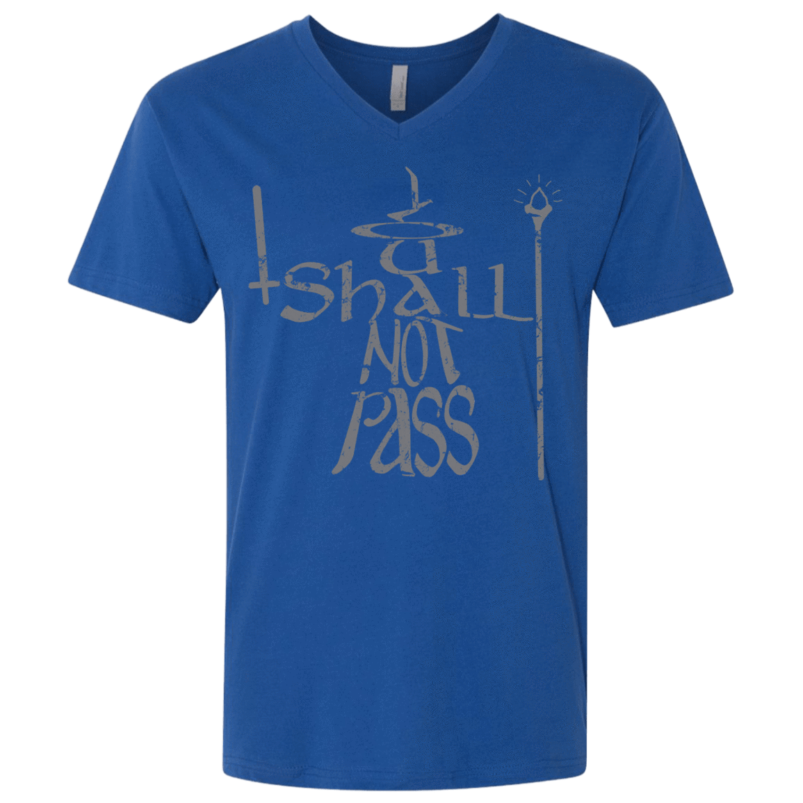 T-Shirts Royal / X-Small You Shall Not Pass Men's Premium V-Neck