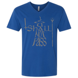 T-Shirts Royal / X-Small You Shall Not Pass Men's Premium V-Neck