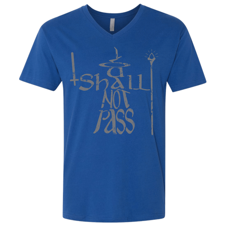 T-Shirts Royal / X-Small You Shall Not Pass Men's Premium V-Neck