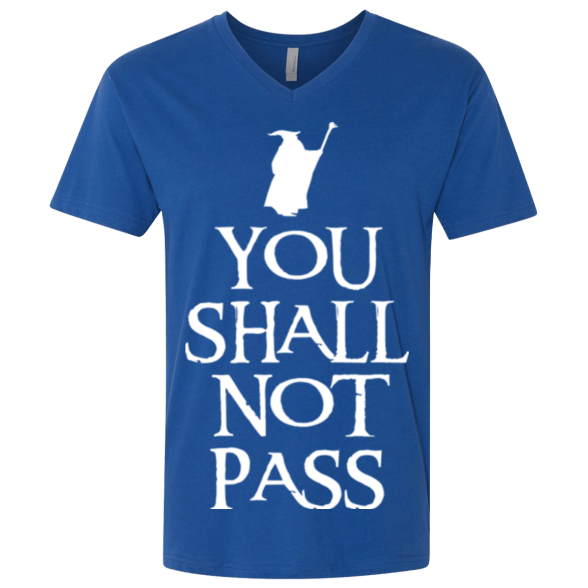 T-Shirts Royal / X-Small You shall not pass Men's Premium V-Neck
