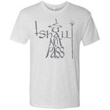 T-Shirts Heather White / S You Shall Not Pass Men's Triblend T-Shirt