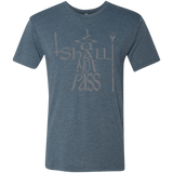 T-Shirts Indigo / S You Shall Not Pass Men's Triblend T-Shirt