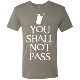 T-Shirts Venetian Grey / Small You shall not pass Men's Triblend T-Shirt