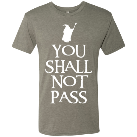 T-Shirts Venetian Grey / Small You shall not pass Men's Triblend T-Shirt