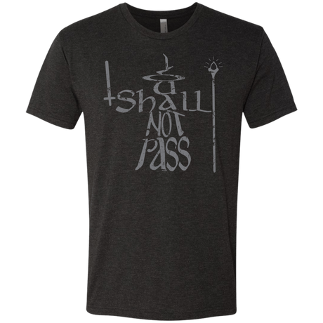 T-Shirts Vintage Black / S You Shall Not Pass Men's Triblend T-Shirt