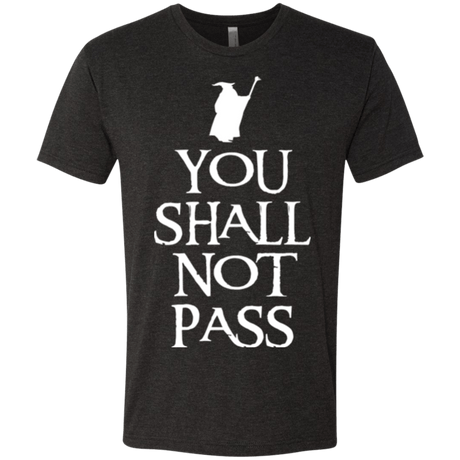 T-Shirts Vintage Black / Small You shall not pass Men's Triblend T-Shirt