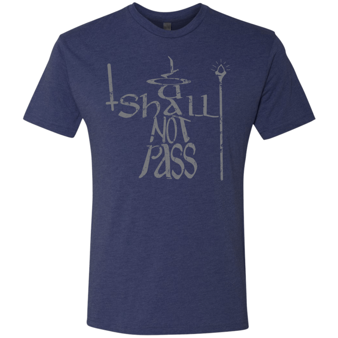 T-Shirts Vintage Navy / S You Shall Not Pass Men's Triblend T-Shirt