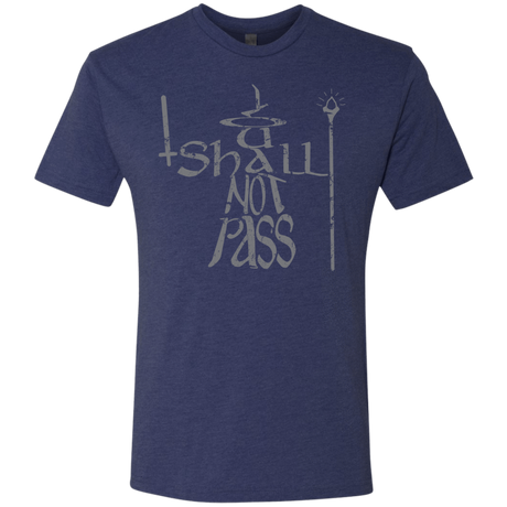 T-Shirts Vintage Navy / S You Shall Not Pass Men's Triblend T-Shirt