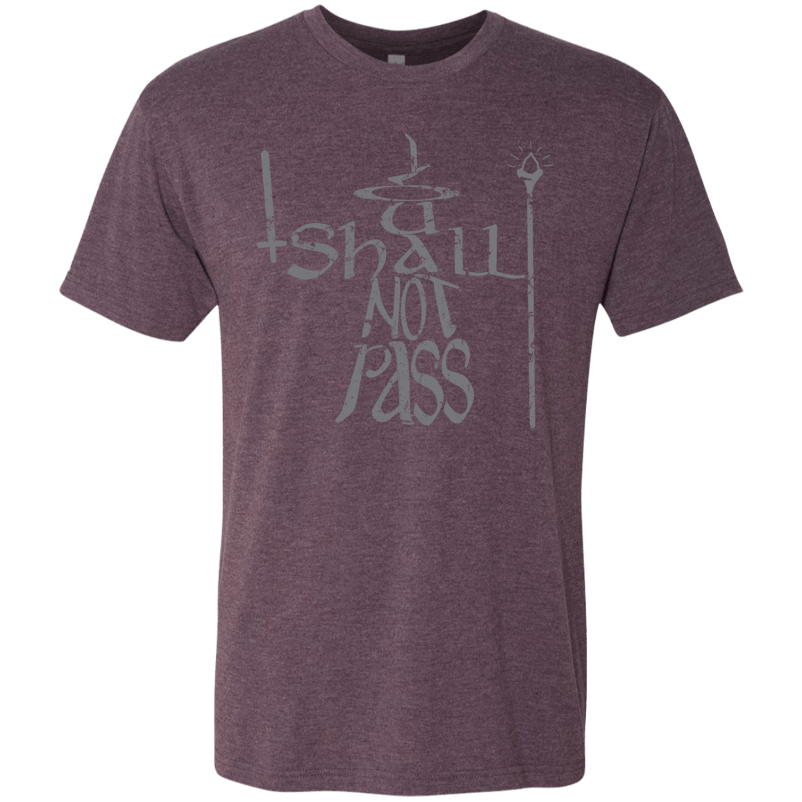 T-Shirts Vintage Purple / S You Shall Not Pass Men's Triblend T-Shirt