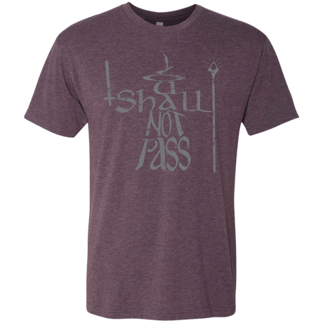 T-Shirts Vintage Purple / S You Shall Not Pass Men's Triblend T-Shirt