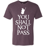 T-Shirts Vintage Purple / Small You shall not pass Men's Triblend T-Shirt