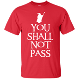 T-Shirts Red / Small You shall not pass T-Shirt