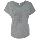 You Shall Not Pass Triblend Dolman Sleeve