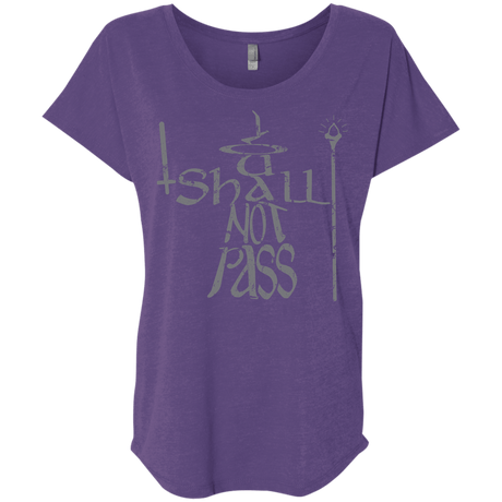 You Shall Not Pass Triblend Dolman Sleeve