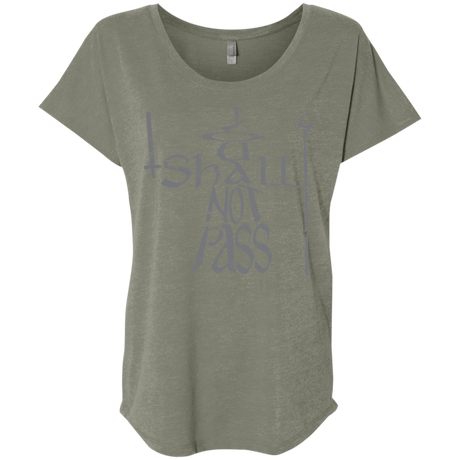 You Shall Not Pass Triblend Dolman Sleeve